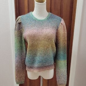 Multicolor Women's Crew Neck Sweater
